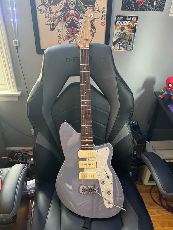 Reverend Jetstream 390 with Fishman Greg Koch Pickups - Periwinkle