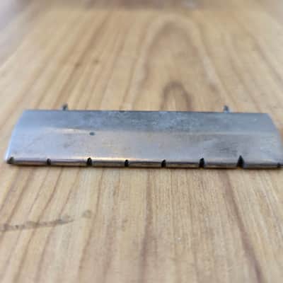 Vintage 1950's Gibson Grande Console Steel Guitar Metal Nut! image 2