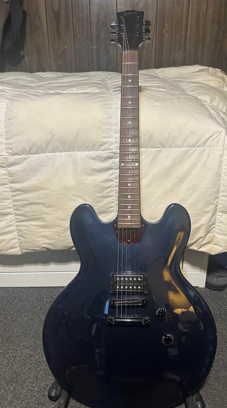 Gibson ES-335 Memphis Studio 2013 - Midnight Blue (2 knob)