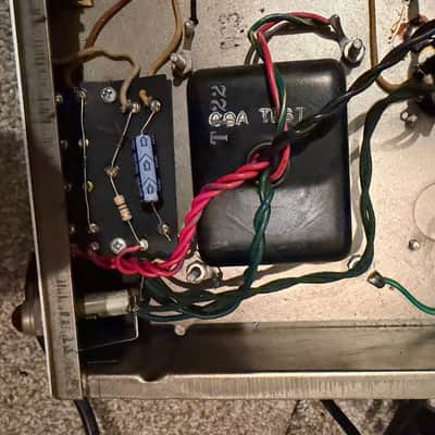 Fender Bandmaster 40-Watt 2-Channel 2x12" Piggyback Guitar Amp 1963 - 1967 - Black Panel image 12