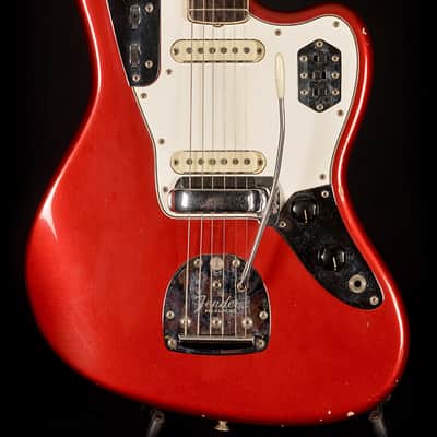 Fender Jaguar 1965 Candy Apple Red with Matching Headstock & OHSC image 1