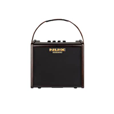 NUX AC-25 25W Portable Acoustic Guitar Amplifier, Bluetooth, 2 Amp Models image 1