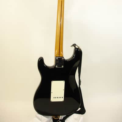 Vintage 1985 Fender Standard Stratocaster Electric Guitar - Black with Maple Fingerboard MIJ image 14