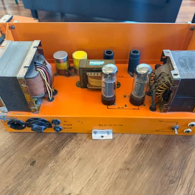 1969 Orange Matamp ORST50 Serial #008 w/ Matching 4x12 image 10