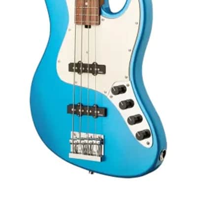 Sadowsky MetroExpress 21-Fret Vintage J/J Bass, Morado Fingerboard, 4-String - Solid Ocean Blue Metallic High Polish image 4
