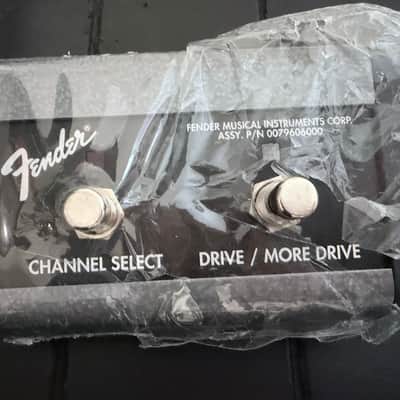 Fender 099-4062-000 2-Button Footswitch with 1/4" Jack for Hot Rod Series 2010s - Black image 1