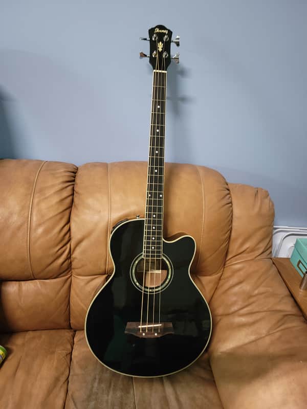 Ibanez AEB10-BK Black Laquer image 1