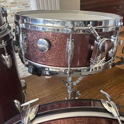 Gretsch 60’s Progressive Jazz Burgundy Sparkle Drum Set image 9