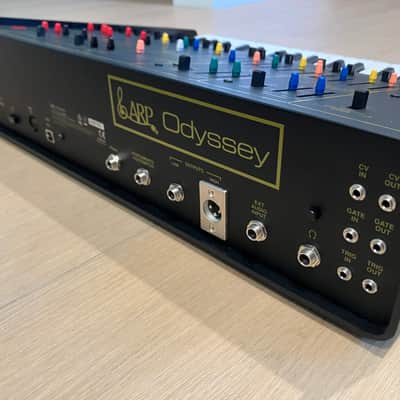 Korg ARP Odyssey Rev2 - San Diego, CA local pickup - 37-Slim Key Duophonic Analog Synthesizer 2015 - Present - Black/Gold image 4