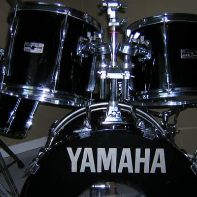 Yamaha Recording Custom Drum Set 1990 Black image 4