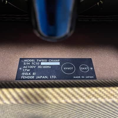 Fender TC-10 Tweed Champ Guitar Combo with Original Box image 9