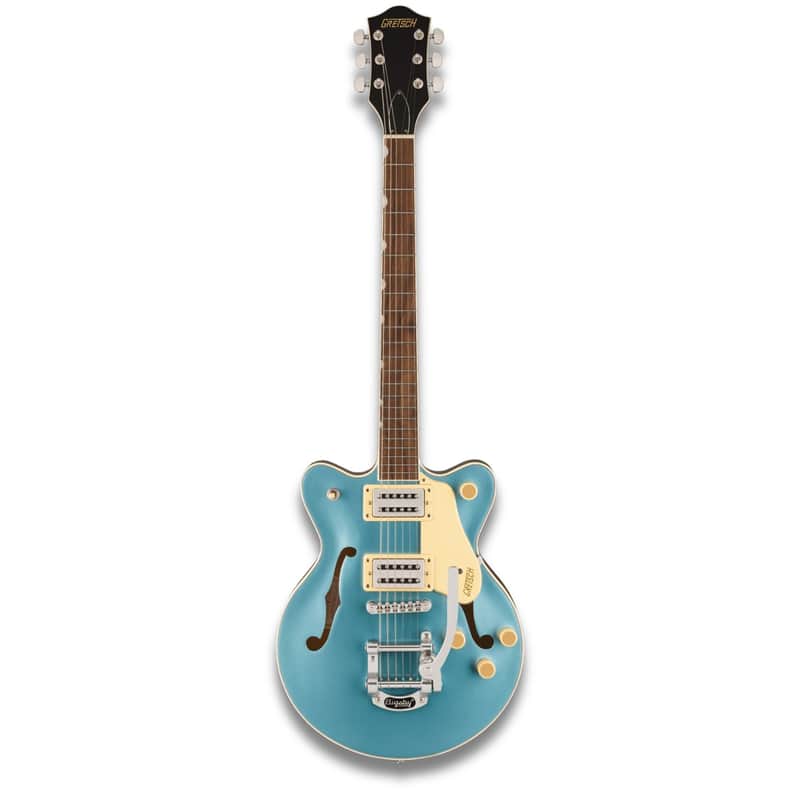 Gretsch G2655T Streamliner Center Block Jr. Double-Cut 6-String Right-Handed Electric Guitar with Arched Maple Body, Bigsby, and Laurel Fingerboard (Arctic Blue) image 1