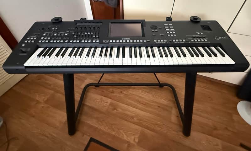 Yamaha Genos 2 76-Key Digital Arranger Workstation 2024 - Present - Black image 1