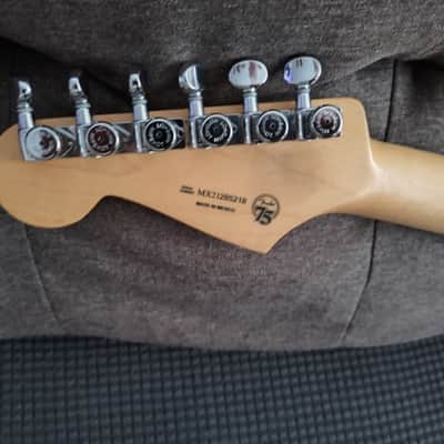 Fender Stratocaster white with maple neck 2021 - White image 6