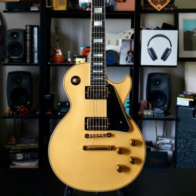 7.8lb! Gibson Custom Shop M2M Chambered Les Paul Custom Heavy Antique White 2025 image 25