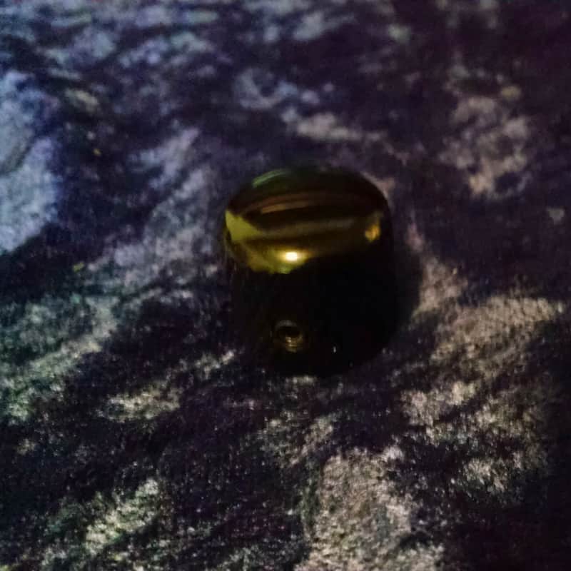 1990s Ibanez Black Set Screw Knob 1x image 1