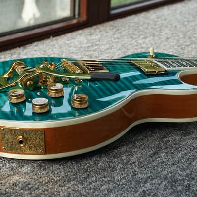 Gibson Les Paul Supreme Florentine Caribbean Blue 2014 - Caribbean Blue image 19