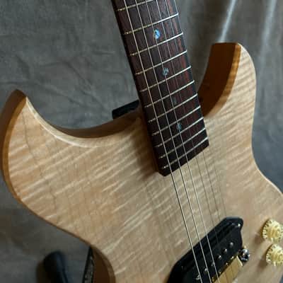 96 art Solid Body Set Neck Doublecut Jr Mahogany and Maple Guitar - Custom Handmade image 17
