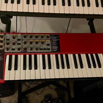 Nord Lead 2 49-Key 12-Voice Polyphonic Synthesizer 1997 - 2003 - Red w/ PCMCIA Card
