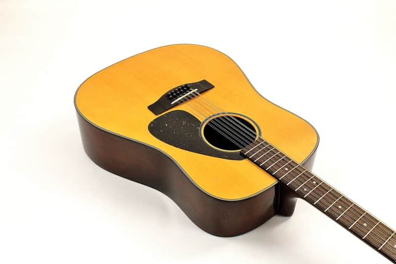 Yamaha DW-7-12 12 String Acoustic Guitar Natural | Reverb