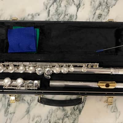 Armstrong Flute Liberty Silverplate with gold lip plate image 1