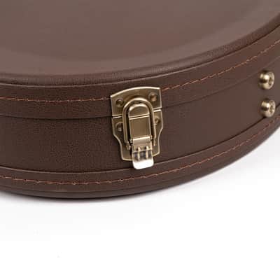 Deluxe Arch Top Wood Case 335 Style Guitars-Brown image 7