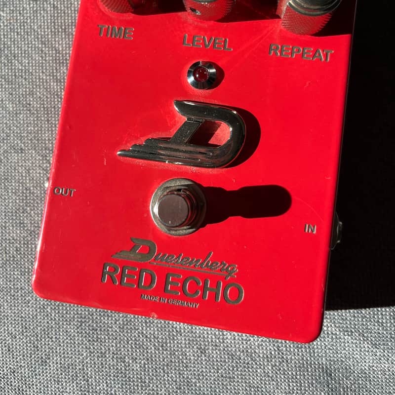 2010s Duesenberg Red Echo II Analog Delay Red