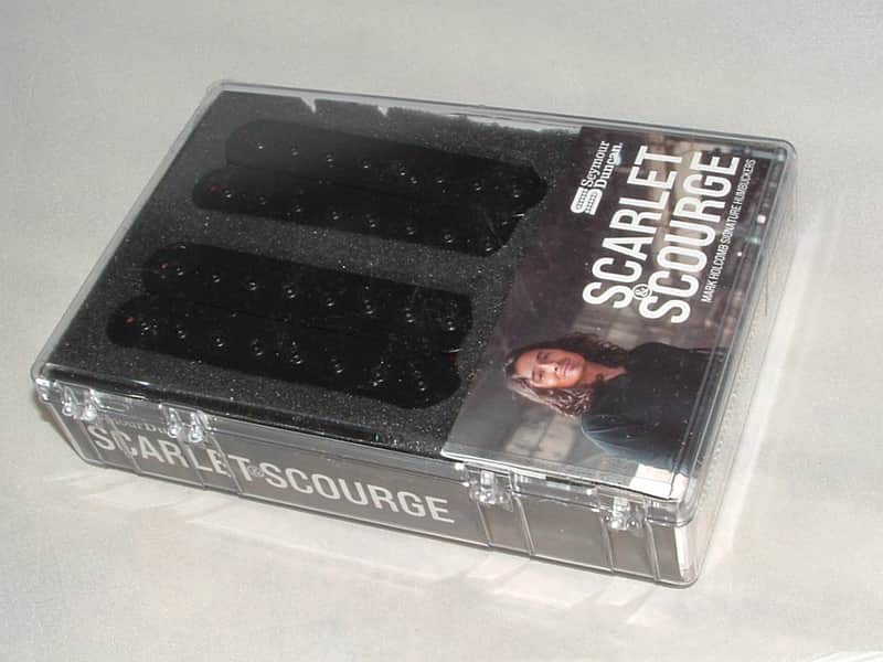 Seymour Duncan Mark Holcomb Signature Scarlet and Scourge Set 8 String (Black) image 1
