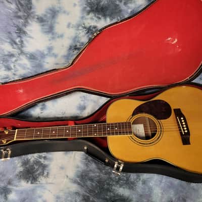 2002 Hofner Acoustic Guitar Model HAS-05GC New Strings Pro Setup Original Soft Shell Case image 14