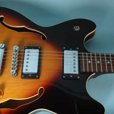 Johnson JS 500 (SN) Electric Semi Hollowbody F Holes Guitar image 11