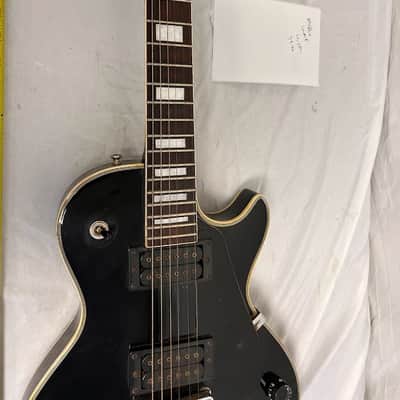 Vintage 70's-80's Memphis Electric Guitar LP in Black image 10
