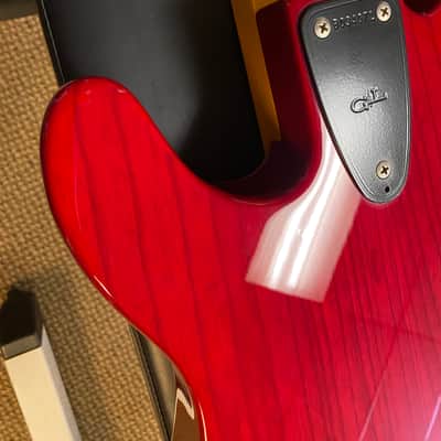 G&L ASAT 4 String Bass mid-90s - Clear Red with Top Binding image 17