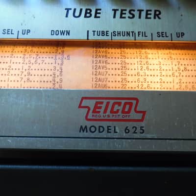 Eico 625 Tube Tester 1950's image 3
