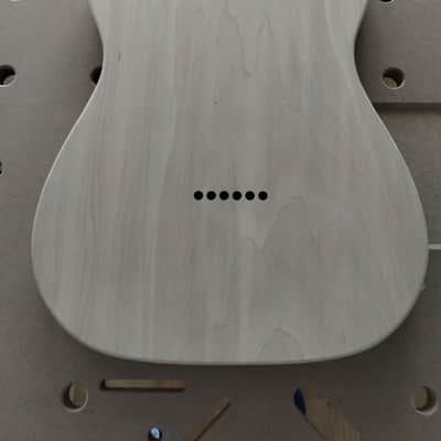 El Chamaa Guitars One-Piece TE / Tele Style Alder Body 2026 - Unfinished image 2