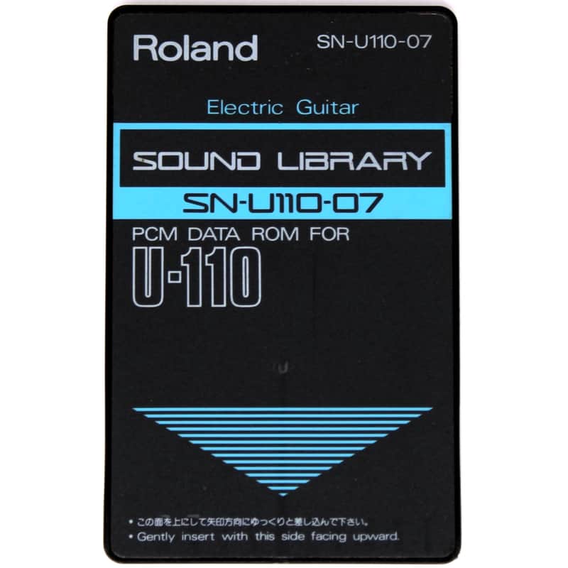 Roland SN-U110-07 Electric Guitar Sound Library Rom Card For U-110 U-220 image 1