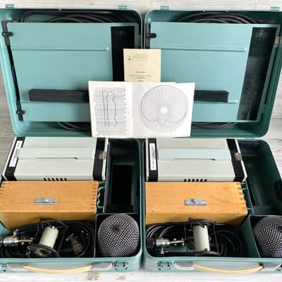 1974 Matched Stereo Pair Of Lomo 19A19 Tube Condenser Microphones w/Consecutive Serial Numbers image 25