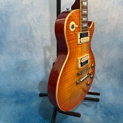 Edwards by ESP E-LP 2000s Flame Top Cherry Sunburst Made in Japan Les Paul image 10