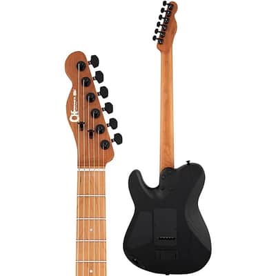 Charvel Pro-Mod So-Cal Style 2 24 HH 2PT CM Ash Electric Guitar. Caramelized Maple FB, Black Ash image 3