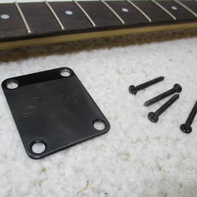 Loaded Stratocaster Neck with Mounting Plate and Screws image 10