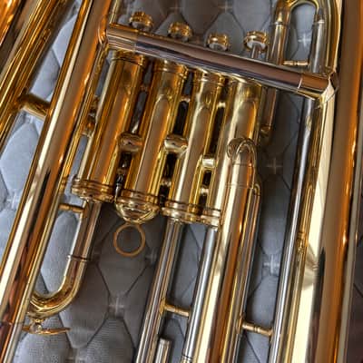 King 2280 4-Valve Euphonium Brass Lacquer image 7