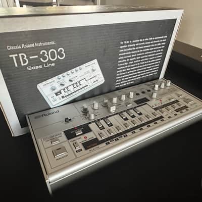 Roland TB-03 Boutique Series Synthesizer Module Bass Line Synthesizer 2016 - Present - Silver