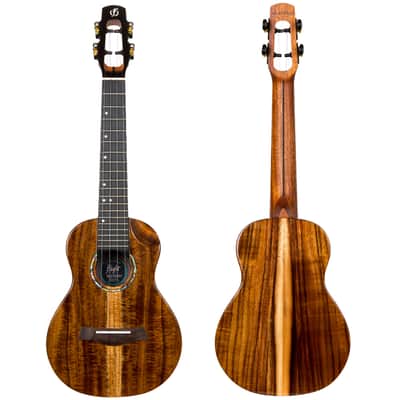 Flight Spirit EQ-A Concert Ukulele - Natural Acacia image 3