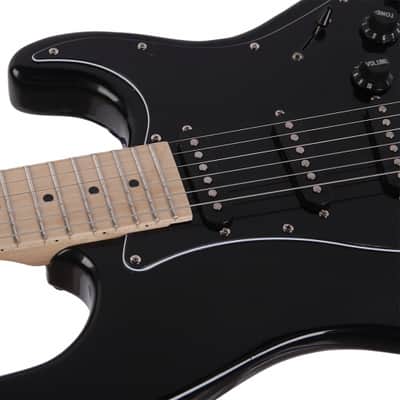 Glarry GST Electric Strat Style Guitar Free USA Shipping 2021 Black image 4