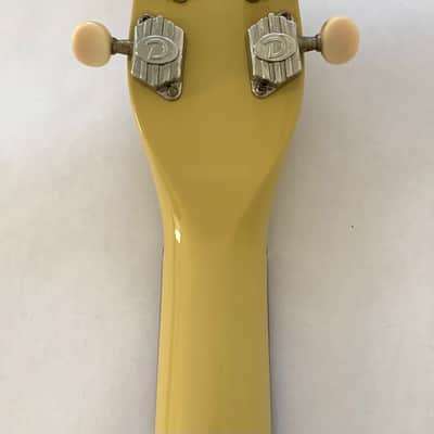 Danelectro ‘59 DC Reissue 1990s Daddy-O Yellow Electric Guitar image 7