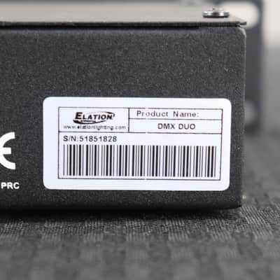 Elation DMX-DUO 96-Channel Lighting Recorder/Controller Black image 7