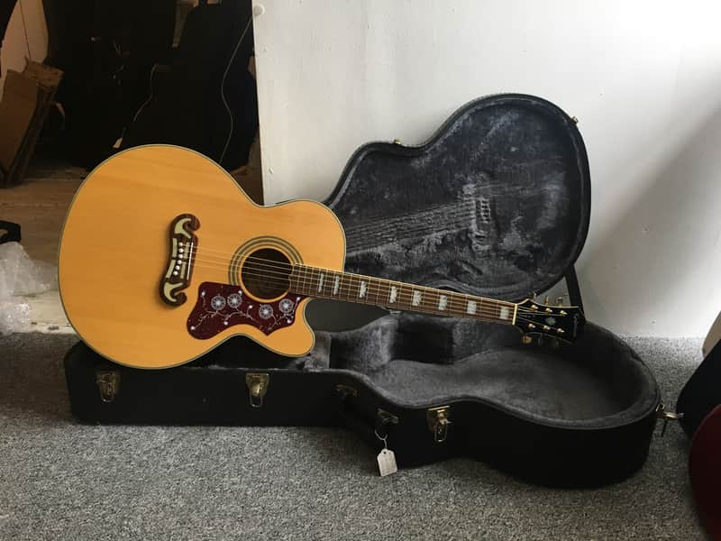 Epiphone EJ-200ce Made in Korea 1999 Natural Jumbo Acoustic Guitar