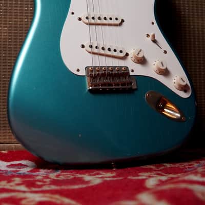 Fender Masterbuilt ’56 Stratocaster Journeyman Relic Yuriy Shishkov 2016 - Faded Green Metallic image 2