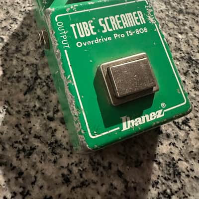 Ibanez TS-808 Tube Screamer Overdrive Pro 1980 - Green RC-4558P Malaysia Chip image 4