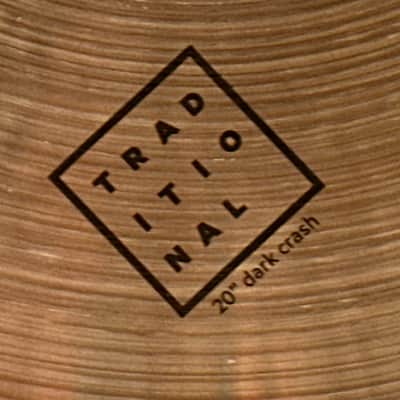 20" Istanbul Agop Traditional Dark Crash Cymbal 1740g *Video Demo* image 4