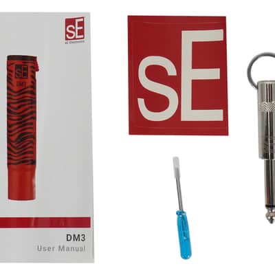 Se Electronics DM3 Black Inline DI Direct Box w/ Ultra-HiZ Input+Gold XLR+Bag image 12